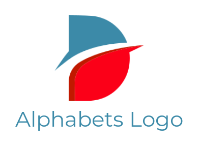 Letter D logo image swoosh forming letter D