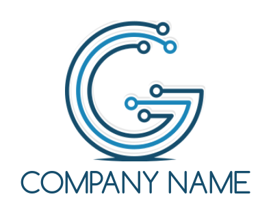 Letter C logo template speaker in square shape 