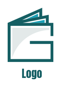 alphabets logo line art forming Letter G