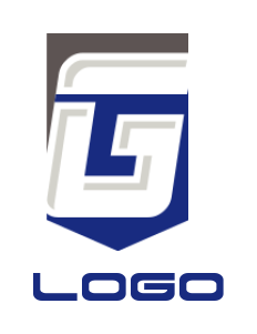 letter g incorporated with shield