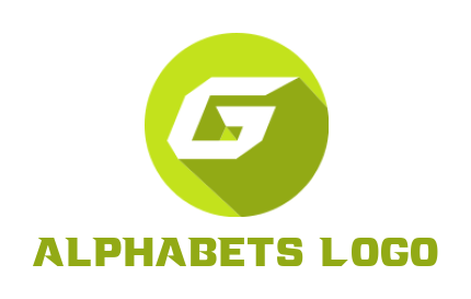Create a Letter G logo inside circle