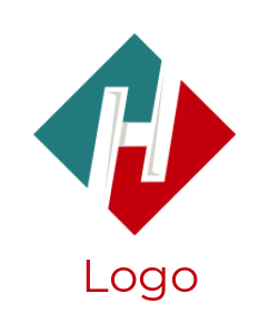 H Letter Logo Template PNG vector in SVG, PDF, AI, CDR format