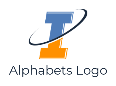 Make a Letter I logo incorporated with swoosh