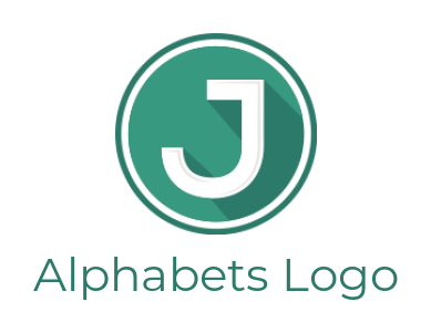 letter j inside the circle