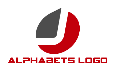 Design a Letter J logo combined with circle