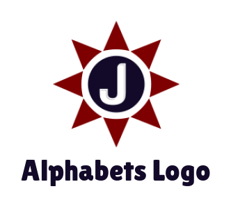 Letter J logo image inside circle with sun