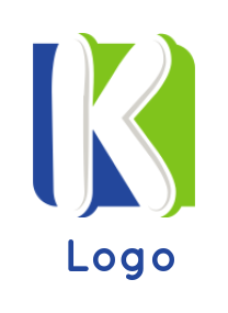 Letter K logo image inside rounded square