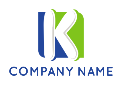 Letter K logo image inside rounded square