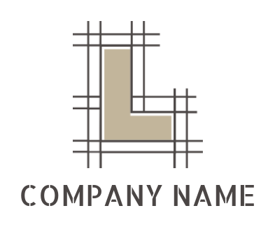 Make a Letter L logo Letter L inside lines - logodesign.net