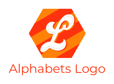 Letter L logo inside a polygon shape