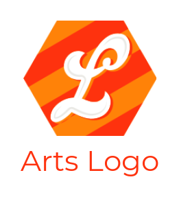 Letter L logo inside a polygon shape