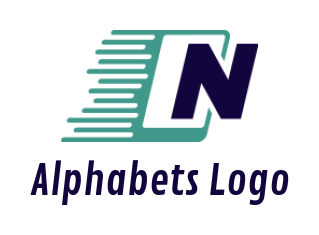 Letter N logo icon in front of speedy cellphone