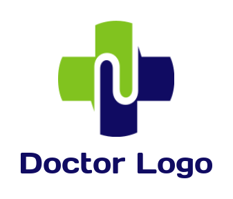 Letter N logo online plus sign forming letter N