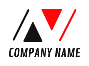 Design a Letter N logo square shape forming letter N
