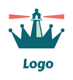 consulting logo of lighthouse merged with crow