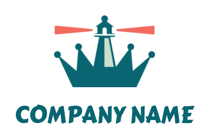 consulting logo of lighthouse merged with crow