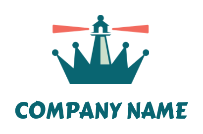 consulting logo icon lighthouse merged with crown - logodesign.net 