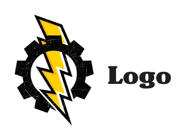 lightning bolt inside gear
