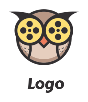 make a pet logo film reel instead of owl eyes