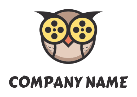 make a pet logo film reel instead of owl eyes