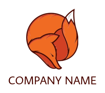 animal and pet logo online with line art fox - logodesign.net