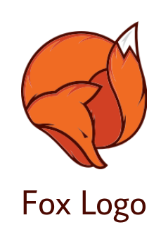 make an animal and pet logo with line art fox