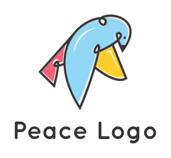 generate a pet logo of a line art hummingbird