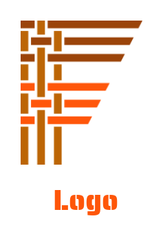 Create a Letter D logo leaves forming letter D
