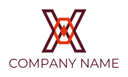 alphabet logo line arts forming Letter X