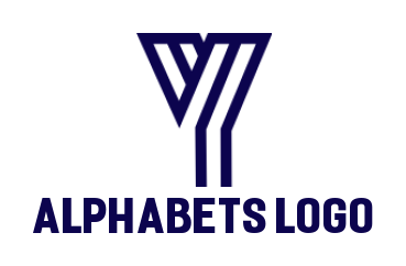 Design a Letter Y logo made of line art