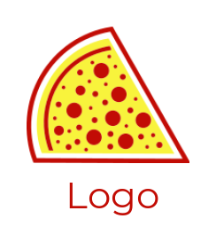make a restaurant logo line art pizza - logodesign.net