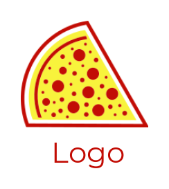 Pizza Food Restaurant Logo Template