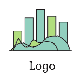  line graph and bars template