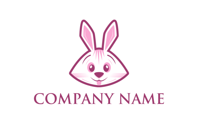 happy rabbit mascot | Logo Template by LogoDesign.net