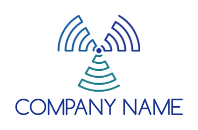 IT logo line art signals for radiologist