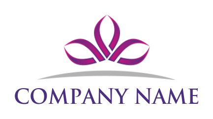 spa logo image lines in shape of lotus