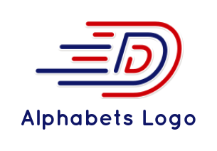 Design a Letter D logo lines forming letter D 