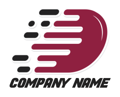 Design a Letter D logo lines incorporated in D 