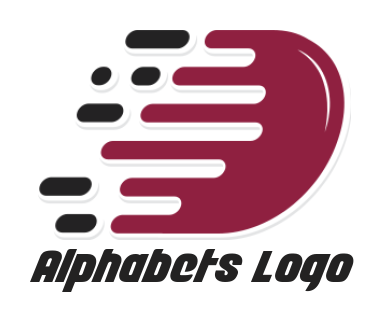 Design a Letter D logo lines incorporated in D 