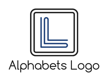 Create a Letter Y logo made of lines in square