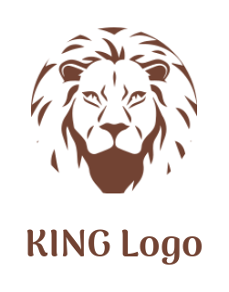 animal logo template lion head emblem - logodesign.net