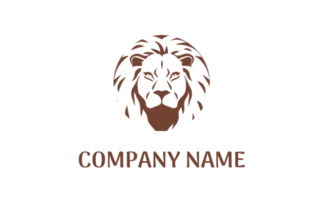 Lion head emblem