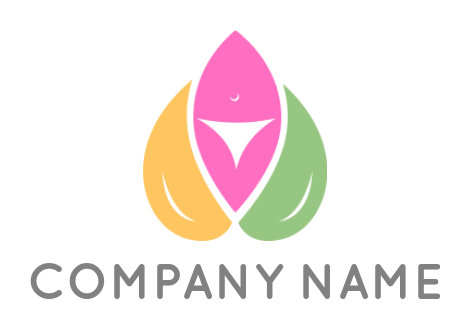 create a beauty logo lotus body