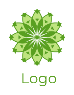 create a spa logo lotus flower mandala ornament - logodesign.net