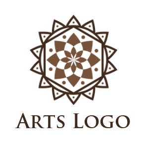 make a religious logo lotus mandala pattern - logodesign.net