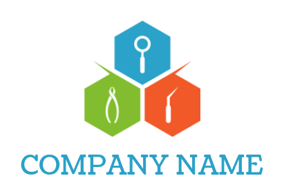 magnifying glass caliper separator in rhombus