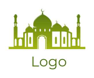 generate a religion logo of a Masjid Mosque