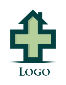 make a medical logo medical cross forming home