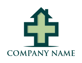 make a medical logo medical cross forming home