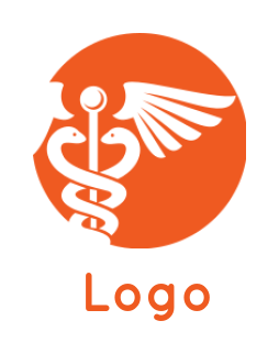 medical logo template medical symbol in circle - logodesign.net